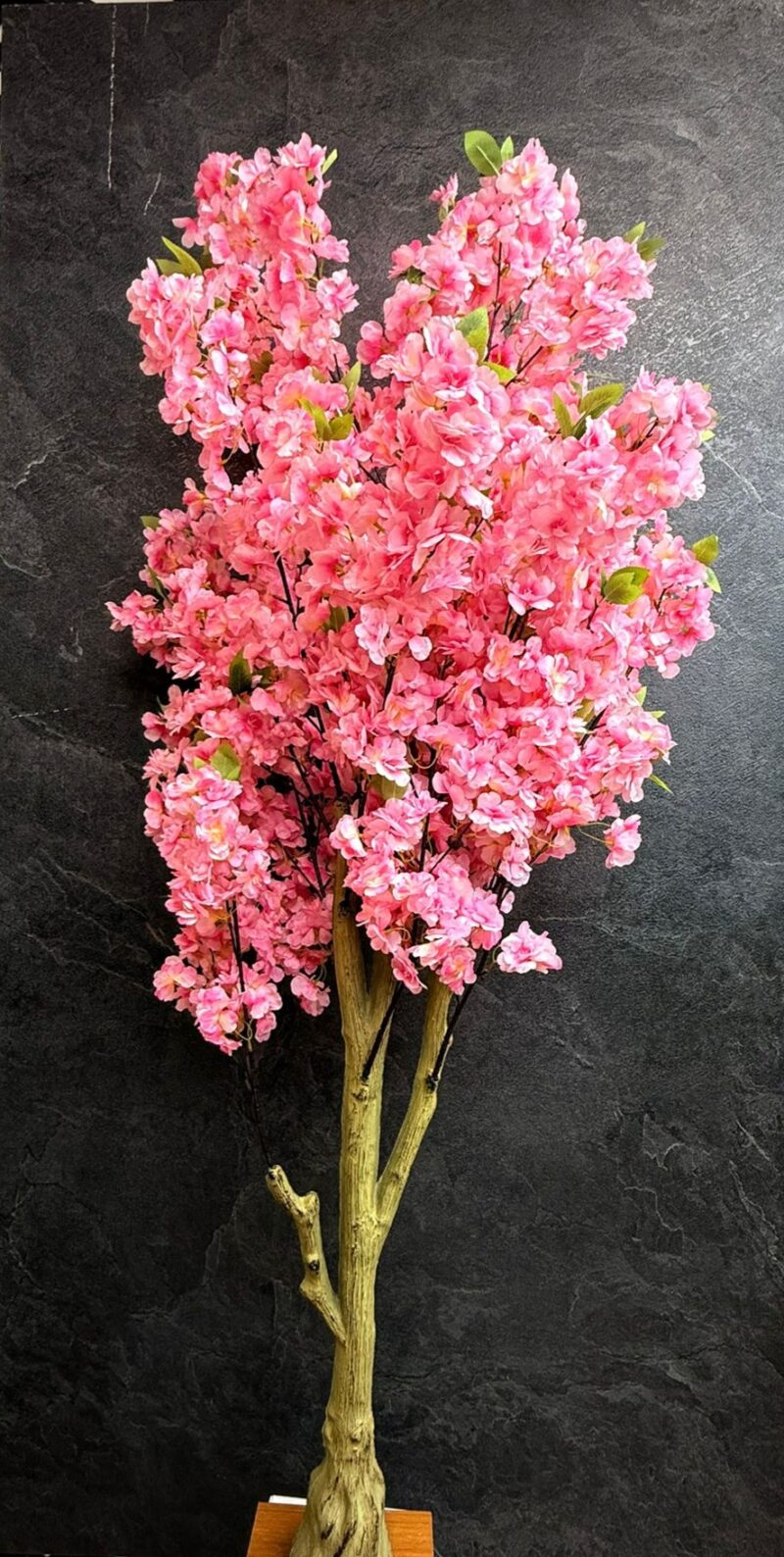Luxe kunstkersenbloesemboom in roze kleur