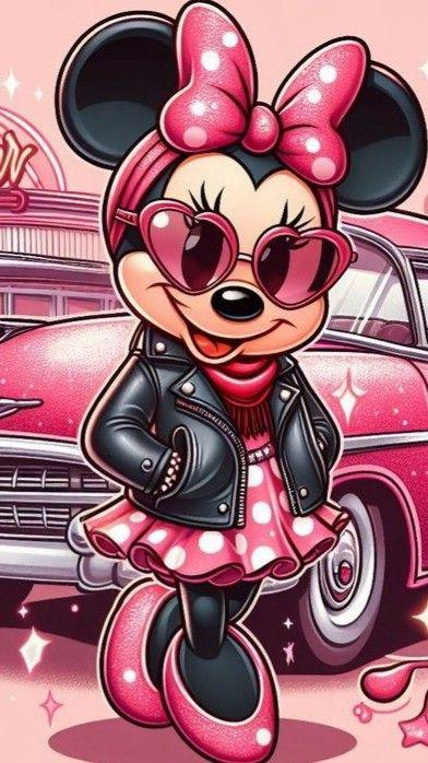 MICKEY MOUSE PVC Wandpaneel-MICKEY MOUSE-GIRL-