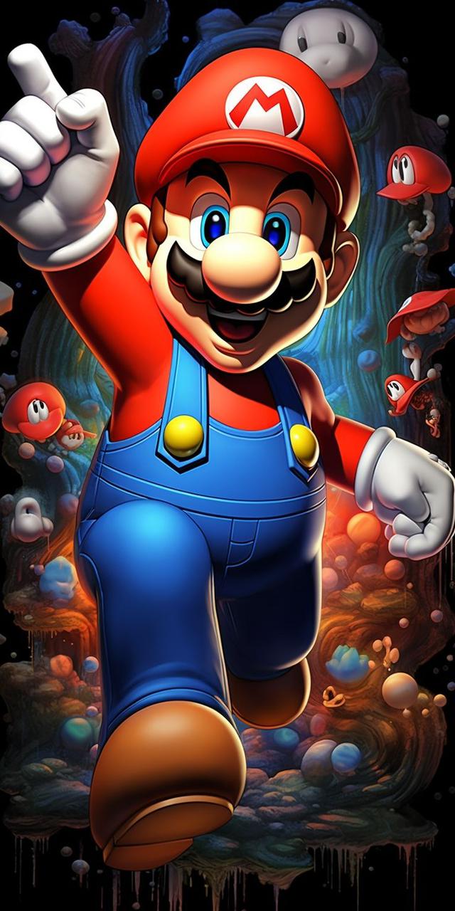 SUPER MARIO CF PVC Wandpaneel-SUPER MARIO CF-