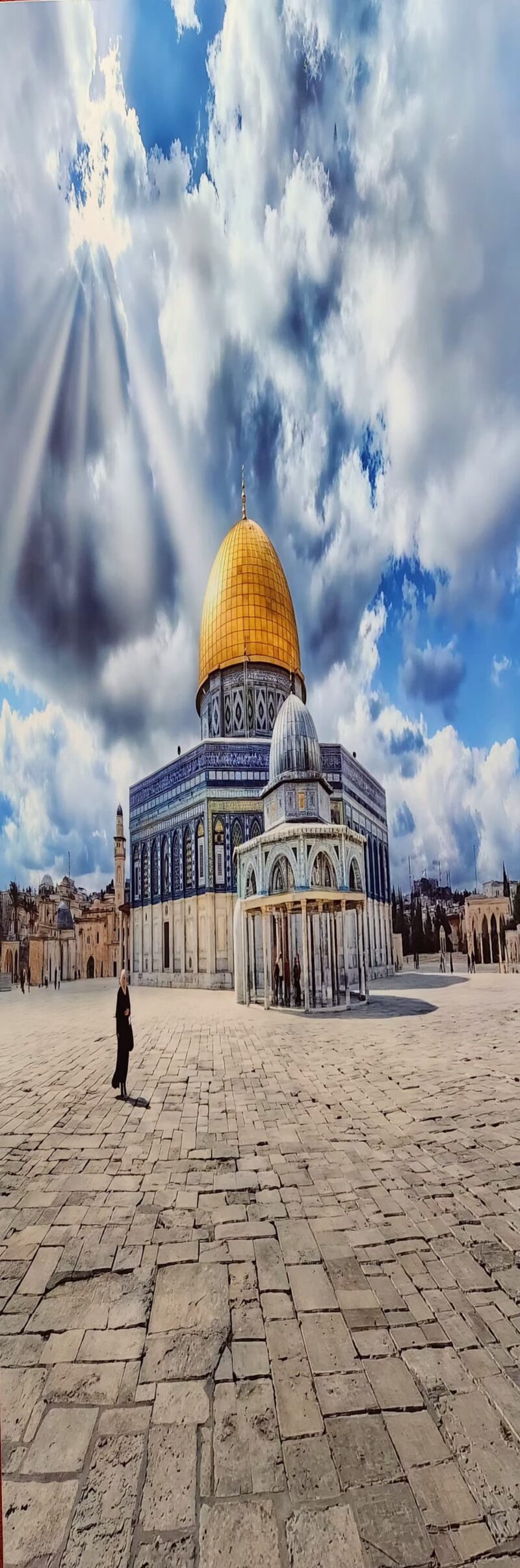 AL-AQSA MOSQUE PVC Wandpaneel-AL-AQSA MOSQUE-DAY-