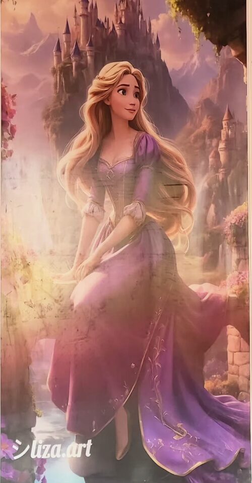 RAPUNZEL PVC Wandpaneel-RAPUNZEL S-