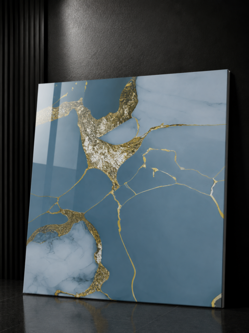 KMA Vloertegels per m² – Luxe Keramische Tegels voor Iedere Ruimte (blue gold )