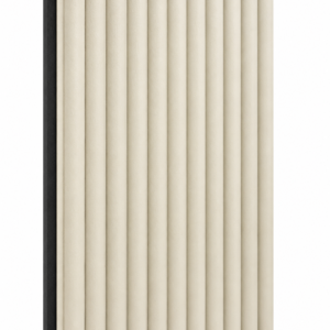 Akoestische Houten Panelen 270 x 60 cm – Luxe Wandpanelen met Geluidsabsorptie Velvet White