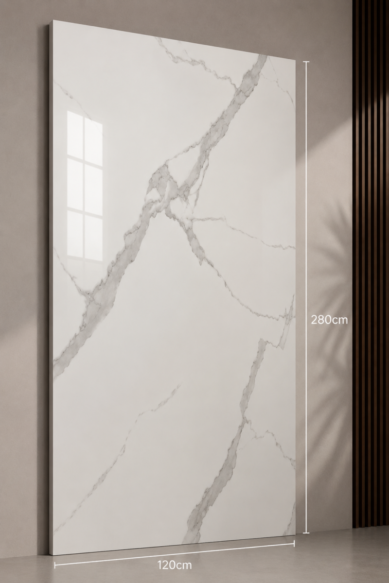391b1adb-3a76-4da5-a1bf-026e34c93a05 PVC Marmerlook Wandpanelen120x280 cm Luxe Uitstraling & Eenvoudige Montage (white with larg light gray strip)