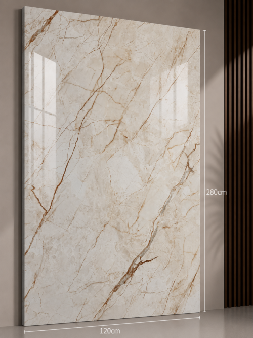 59ce3837-aaf7-4338-bbdf-23a57840dd8e PVC Marmerlook Wandpanelen120x280 cm Luxe Uitstraling & Eenvoudige Montage (gold carmel)