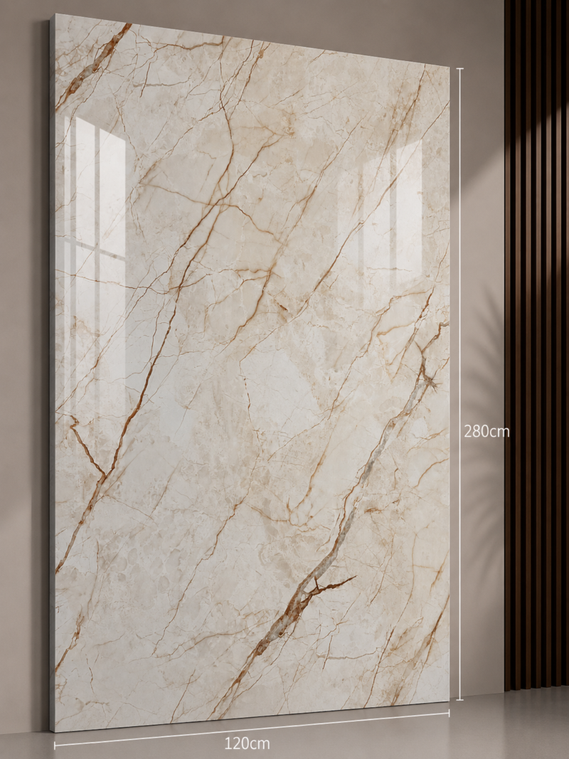 59ce3837-aaf7-4338-bbdf-23a57840dd8e PVC Marmerlook Wandpanelen120x280 cm Luxe Uitstraling & Eenvoudige Montage (gold carmel)