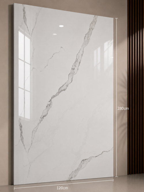 59d02bf0-c536-41ed-8768-aa963a48345c PVC Marmerlook Wandpanelen120x280 cm Luxe Uitstraling & Eenvoudige Montage (white with gray strip)