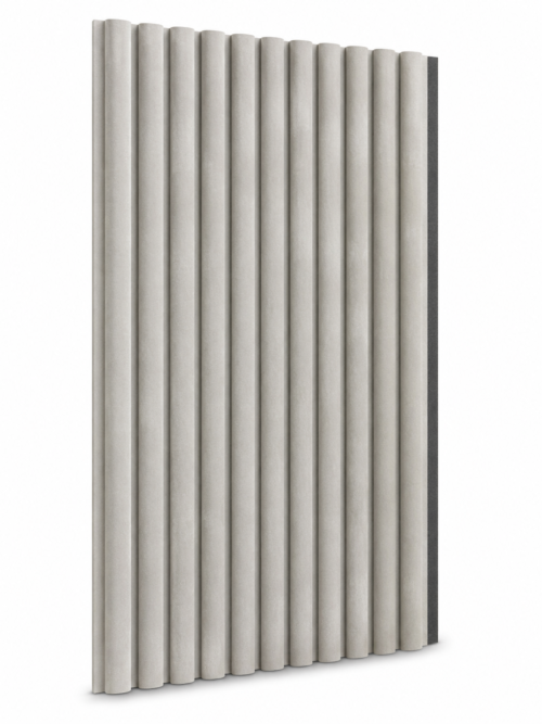 Akoestische Houten Panelen 270 x 60 cm – Luxe Wandpanelen met Geluidsabsorptie Velvet Silver