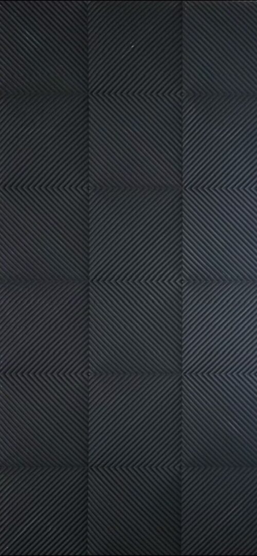 BLACK KMA Kadro PU Steenpanelen 120x60x2,5 cm – Premium Waterproof 3D Wandpanelen met Luxe Steenlook BLACK BLOK