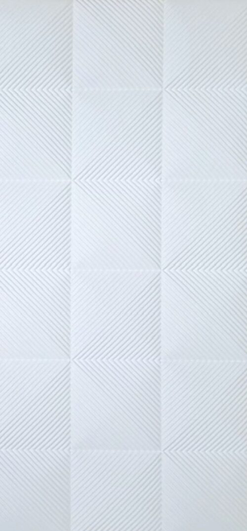 witt KMA Kadro PU Steenpanelen 120x60x6 cm – Premium Waterproof 3D Wandpanelen met Luxe Steenlook WHITE BLOK
