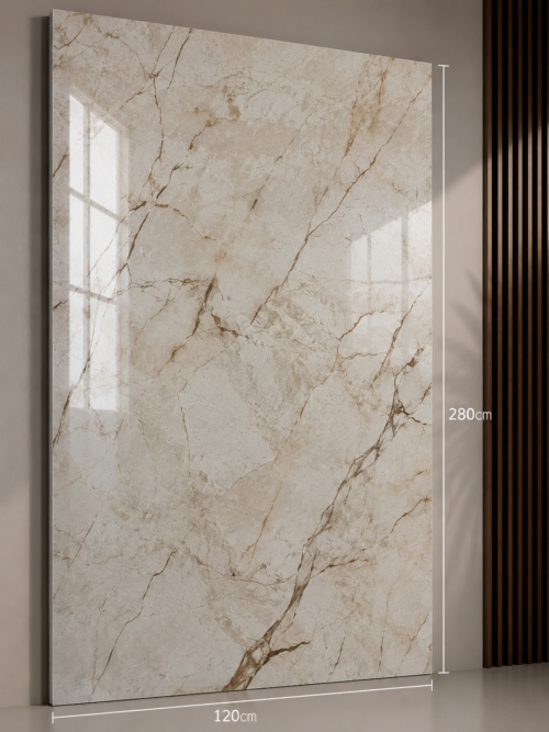 b00d9dbf-28d2-47c2-ba8d-37780611c1d1 PVC Marmerlook Wandpanelen120x280 cm Luxe Uitstraling & Eenvoudige Montage (caramel withh black strip)