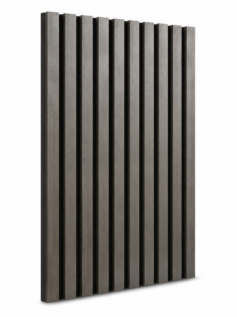 Akoestische Houten Panelen 270 x 60 cm – Luxe Wandpanelen met Geluidsabsorptie Black wood